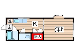 亀井ハイリビング壱番館の物件間取画像